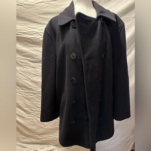 Aberdeen men’s pea coat size large.